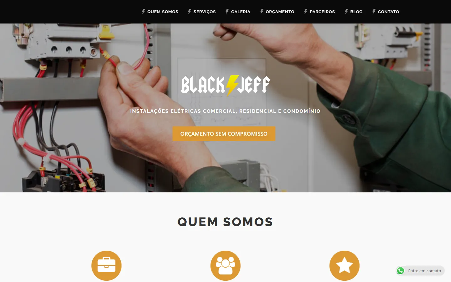 Projeto real: Elétrica BlackJeff, Toledo/PR