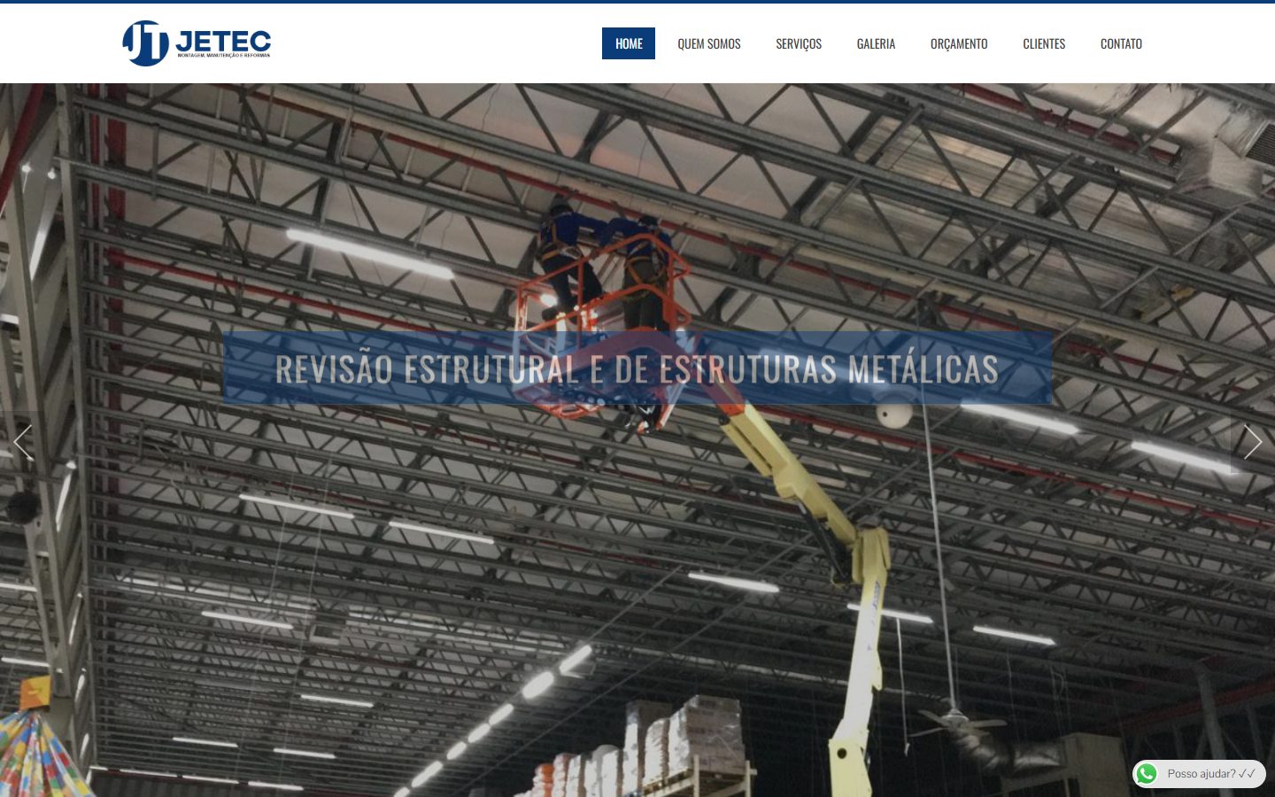 Site Jetec Manutenção